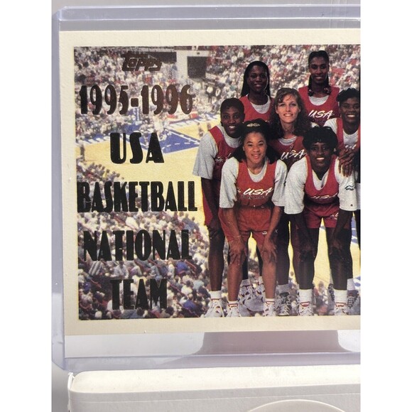 Dawn Staley USA Rookie Card 1995 Topps South Carolina Gamecocks Head Coach WNBA - Picture 2 of 4
